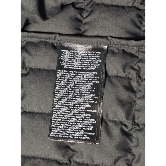 New The North Face Men’s Black Vest QUILTED Puffer Circular Design Men's Sz 2XL - Picture 8 of 10